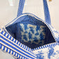 Blue Botanical Quilted Duffle Bag