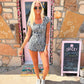 Kennedy Black Gingham Romper