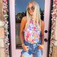 Freya Floral Halter Bodysuit