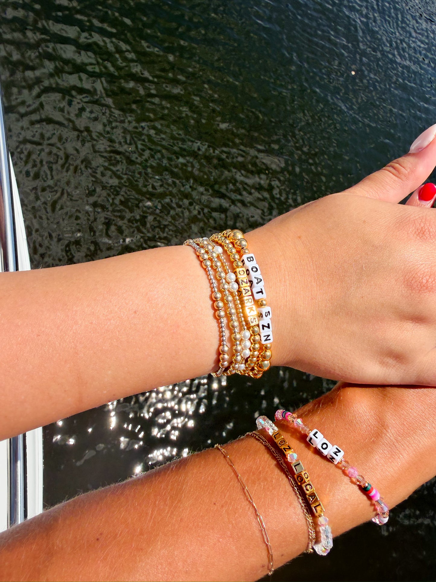 Boat Szn Gold Bubble Bracelet
