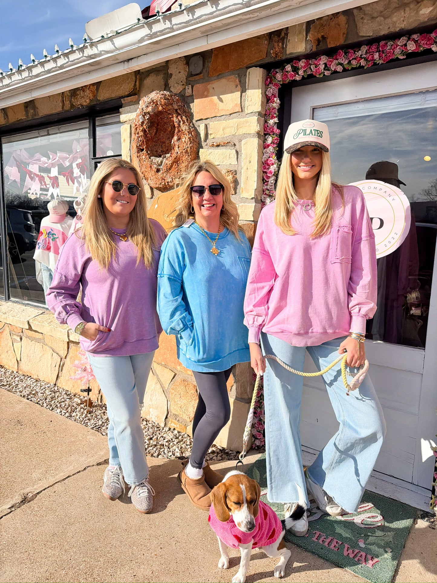 Acid Was Front Pocket Pullover Violet