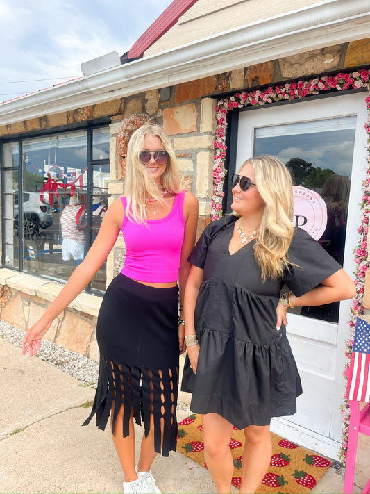 Emery Black Dress