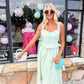 Darla Sweetheart Gingham Corset Midi Dress