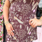 Botanical Bird Print Active Mini Dress