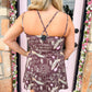 Botanical Bird Print Active Mini Dress