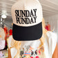Sunday Funday - Vintage Trucker Hat Black