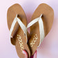Sia Minimal Strap Design Flip Flop Thong Sandals