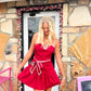 Destiny Red and White Dress