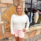 Lily Cream Cable Knit Sweater
