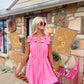 Sienna Pink Mini Dress