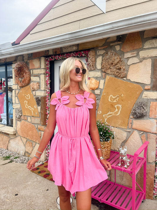 Sienna Pink Mini Dress