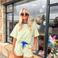 Darla Blue Striped Shorts