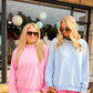 Dana Pink Mockneck