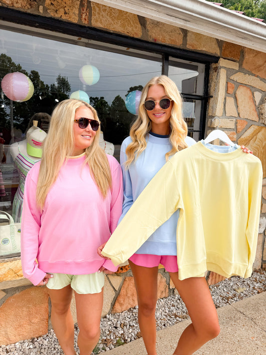 Dana Yellow Mockneck