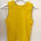 High neck banded tank