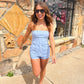 Sadie Blue Plaid Set