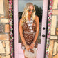 Jenna Mini Dress Cocoa Coast