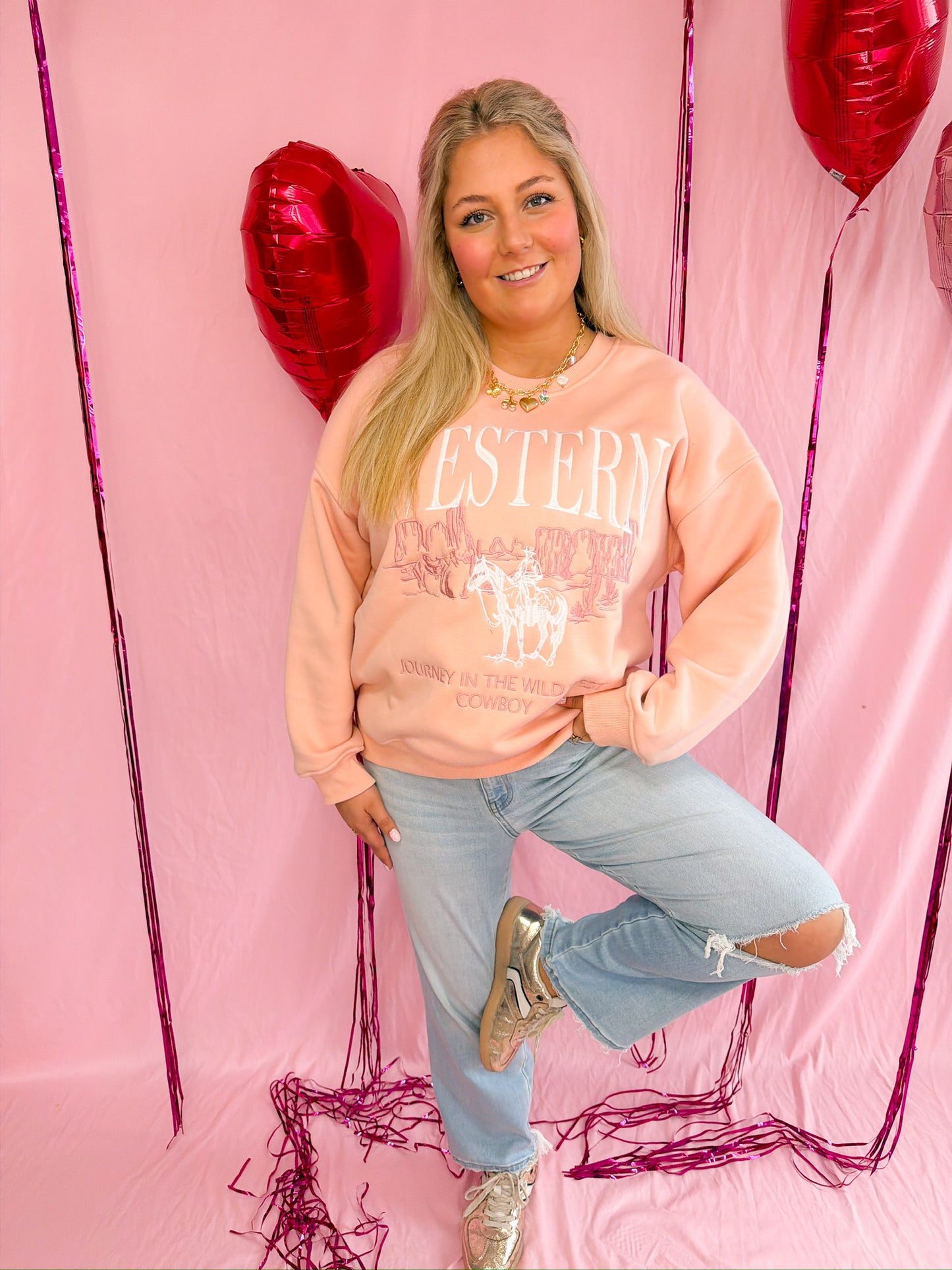 Luna Cowboy Crewneck
