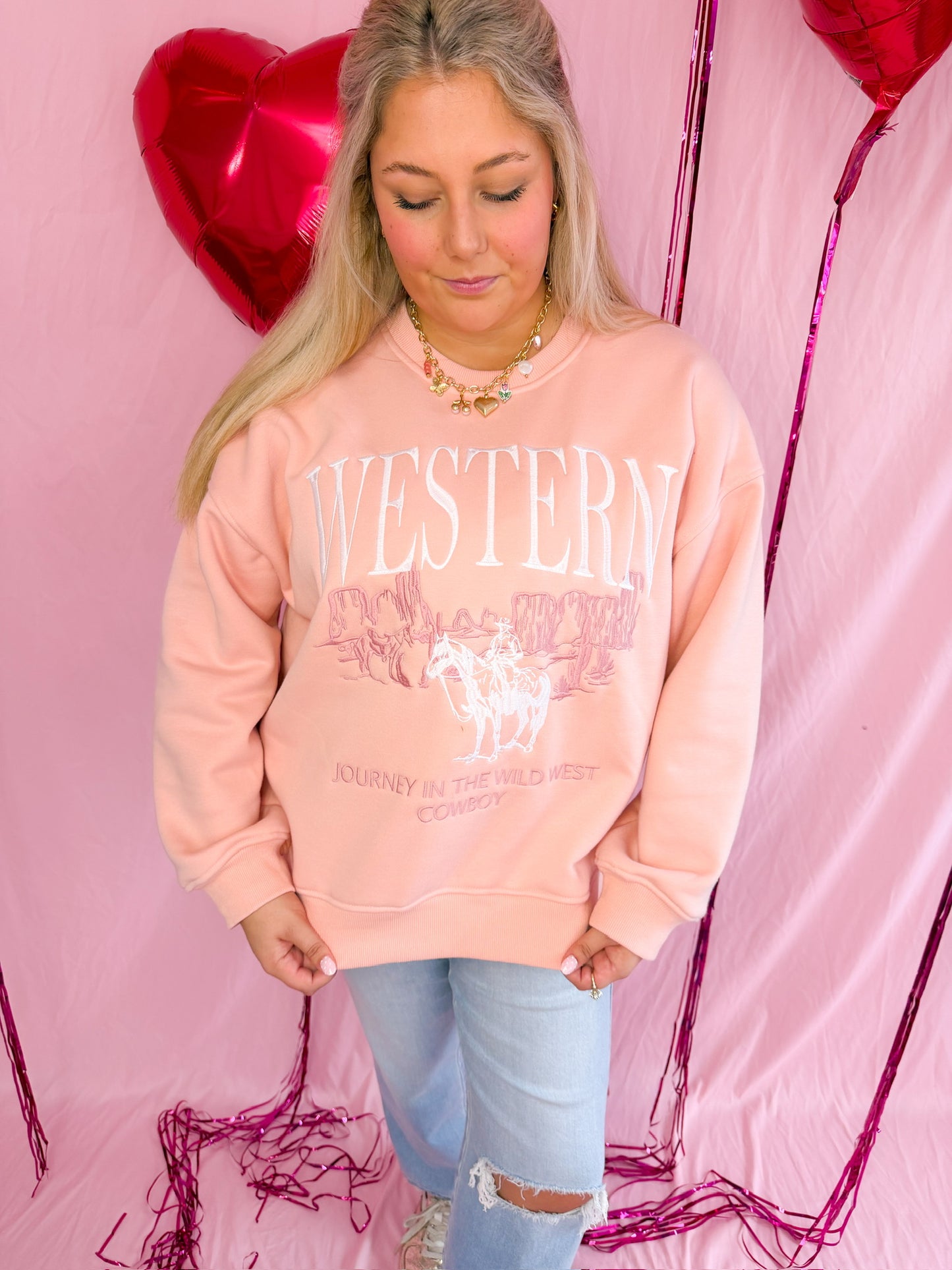 Luna Cowboy Crewneck