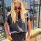 Scuba Elastic Waistband Shorts With Pocket Black