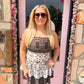 Bella Black Combo Dress