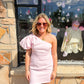 Oliver Pink One Shoulder Dress