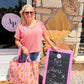 Quilted Block-Print Tote Bag Goldie