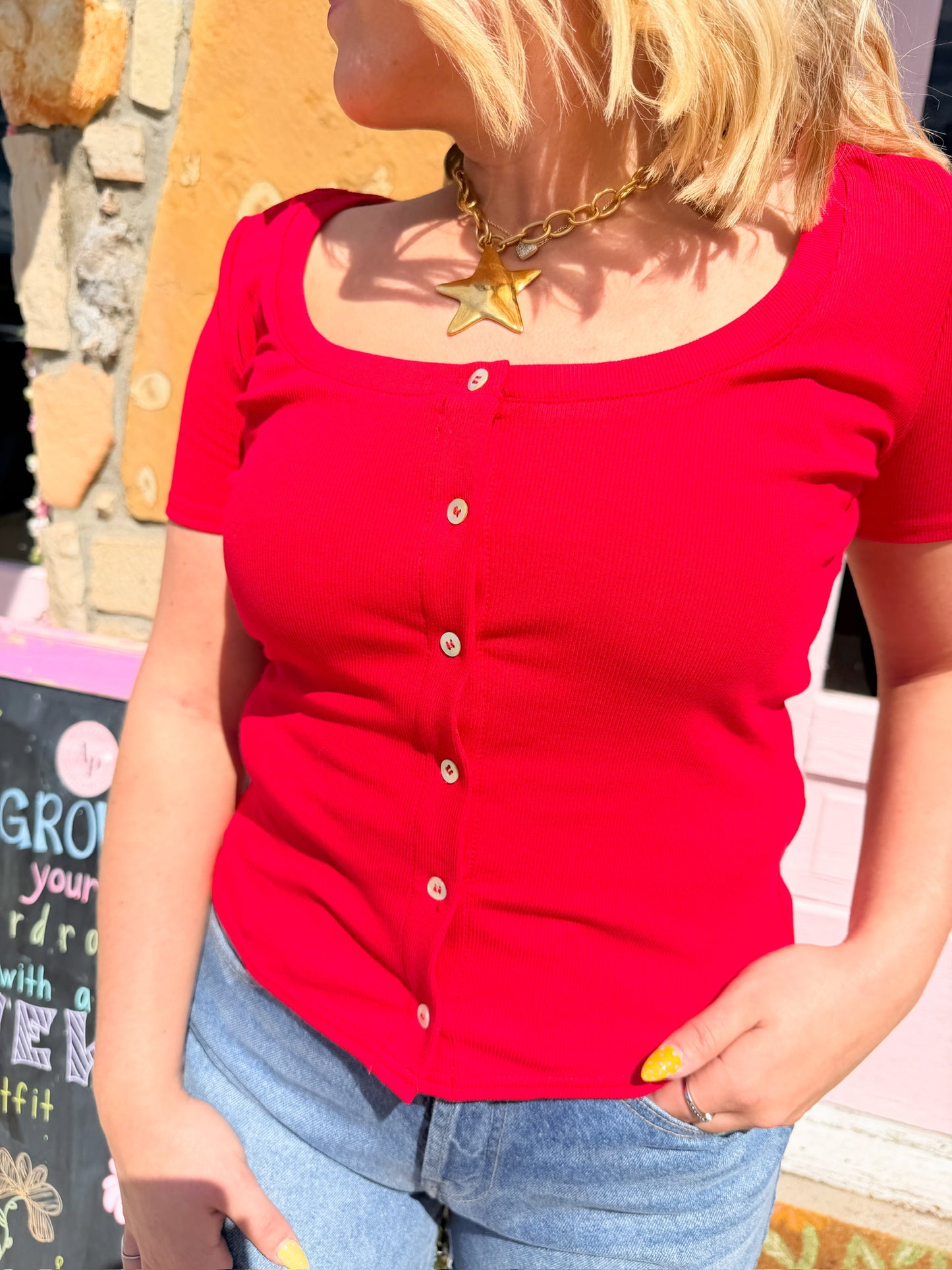 Stella Red Top