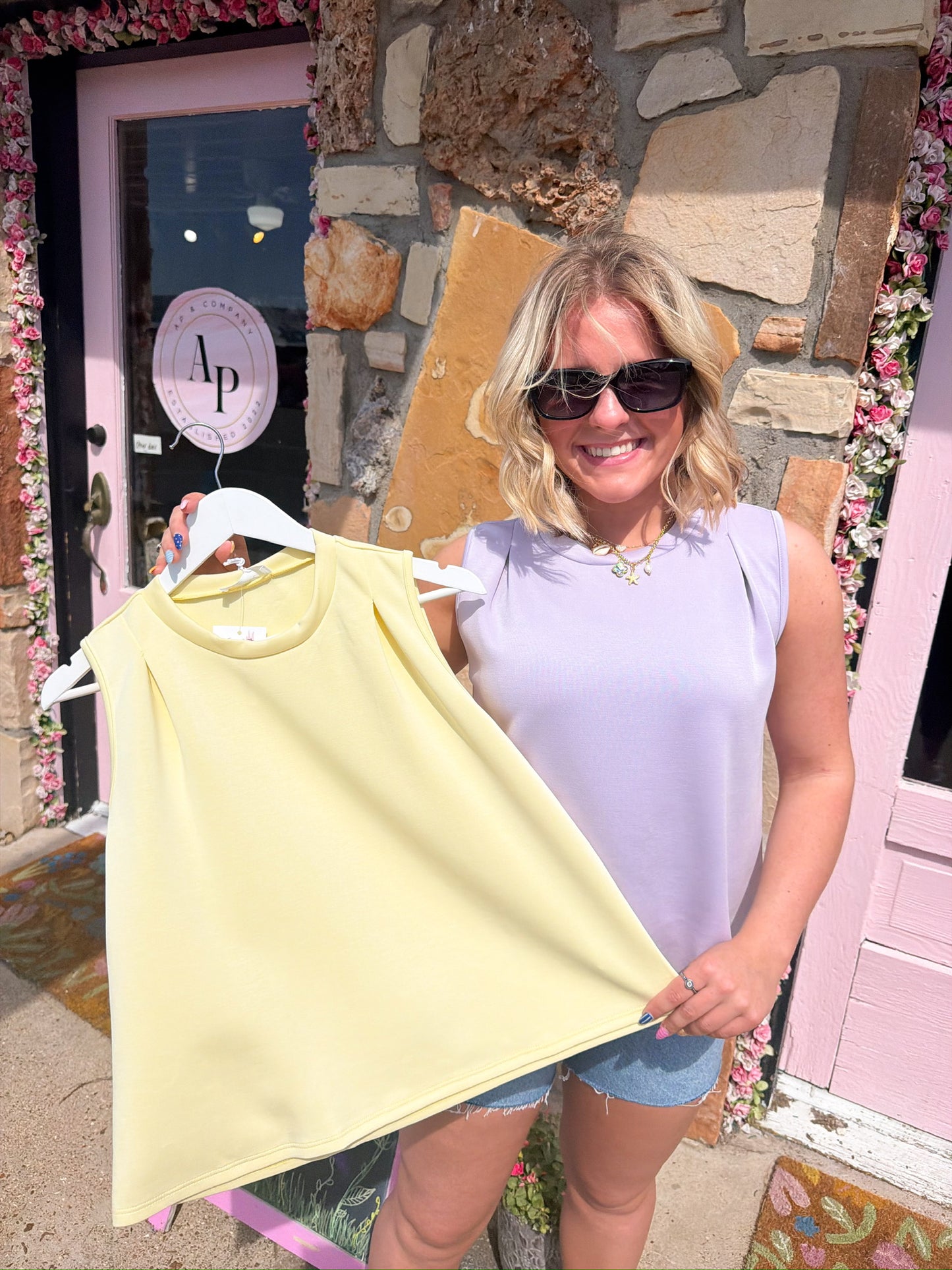 Sophia Lilac Top