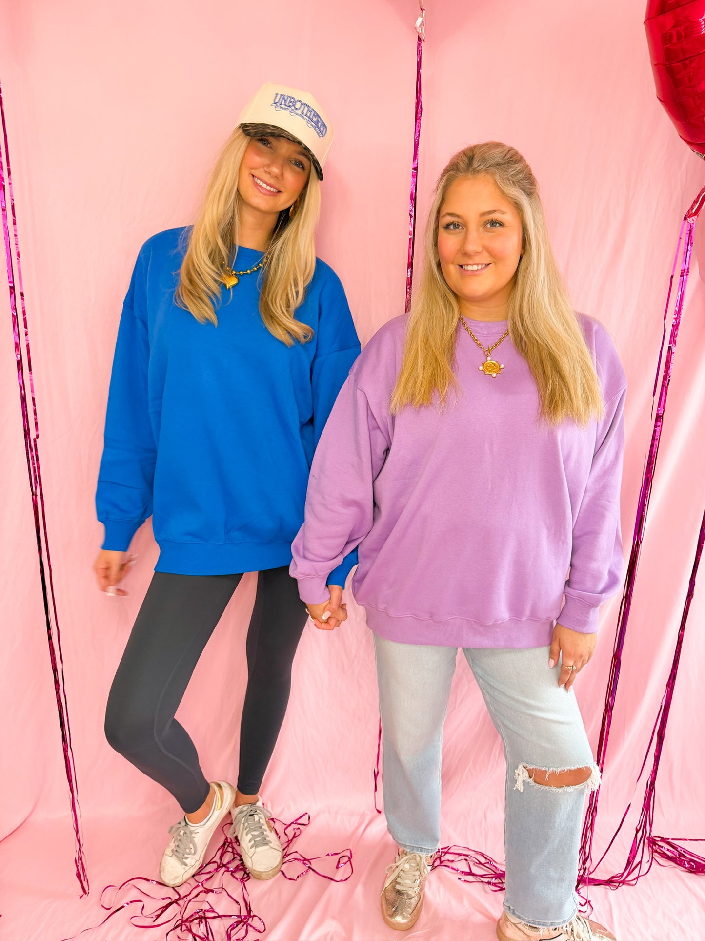 Fleece Tunic Sweatshirts Ocean Blue