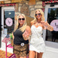 Demi White Denim Romper