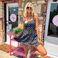 Diana Black Polka Dot Dress