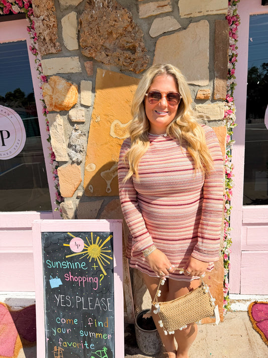 Blush Hour Mini Dress