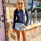 Ellie Studded Open Knit Long Sleeve Top