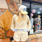 Dex Striped Mockneck Set Top Yellow