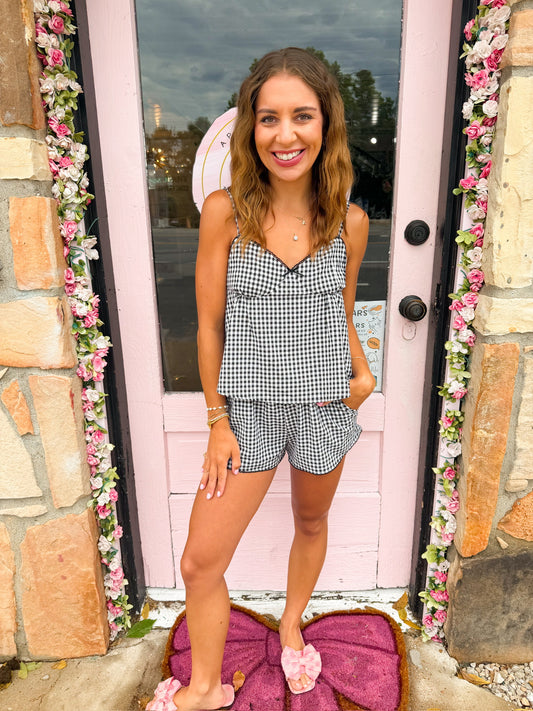 Fable Top Gingham