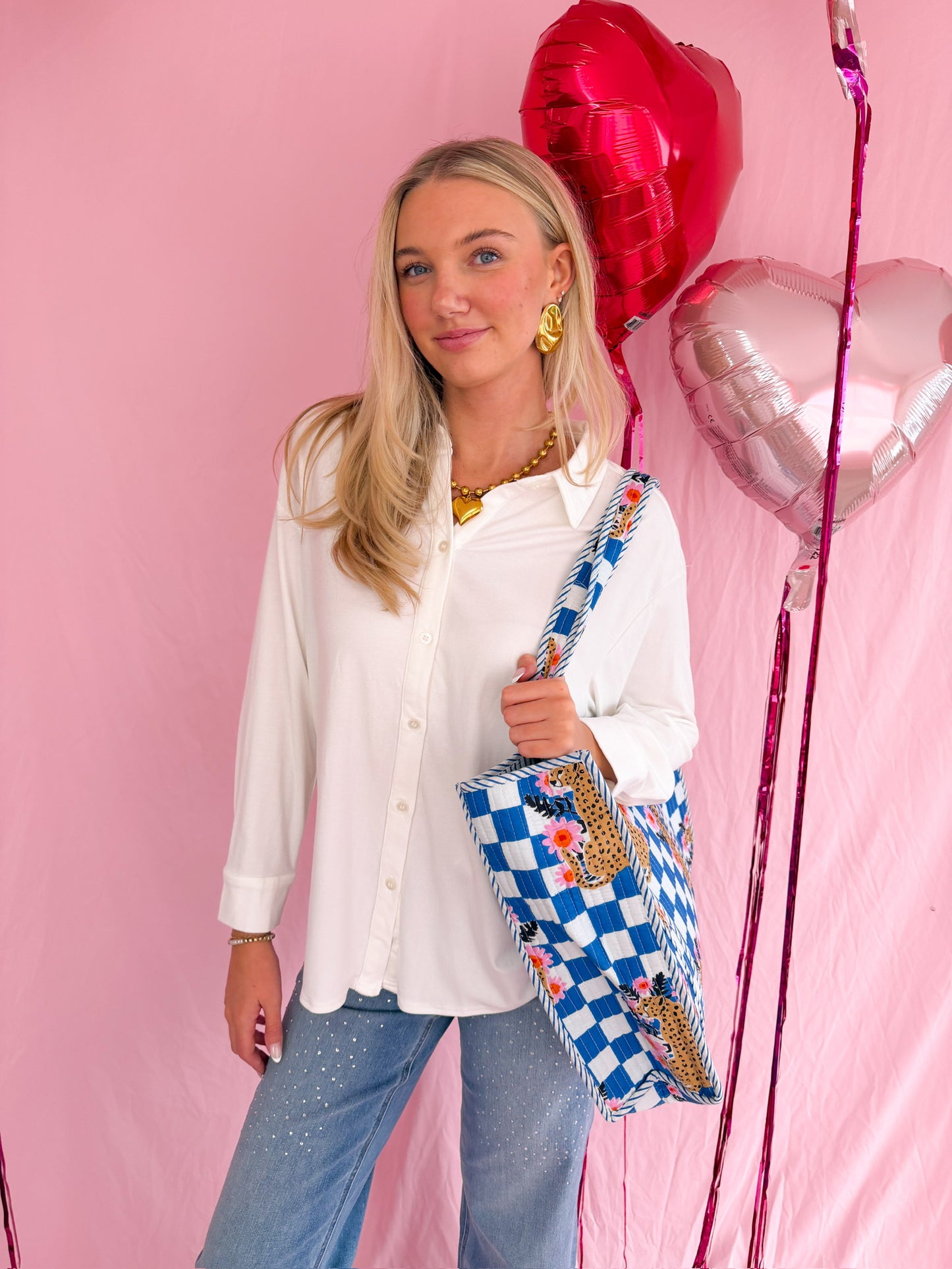 Sally White Button Down