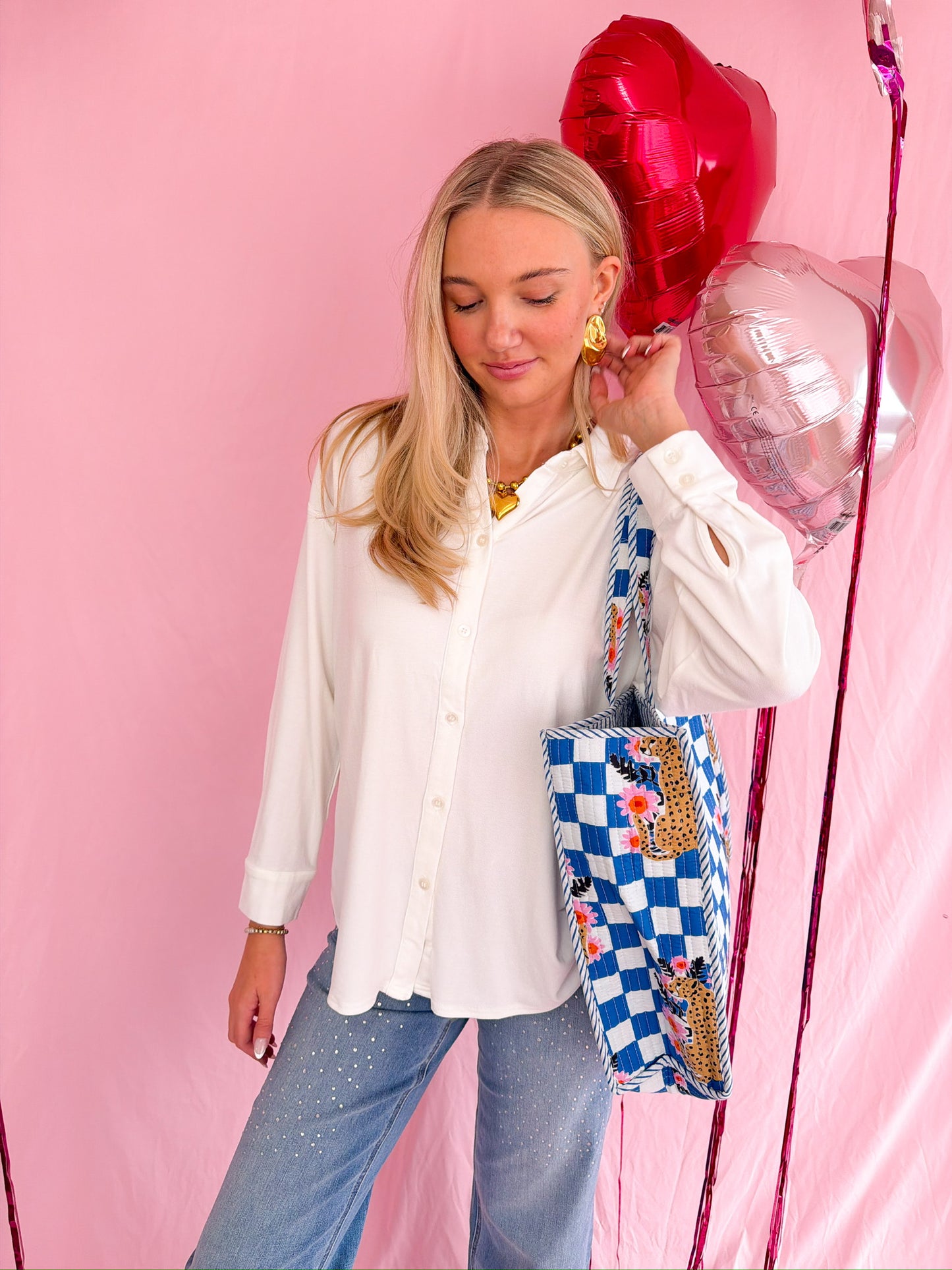 Sally White Button Down