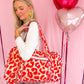 Red Leopard Duffel Bag