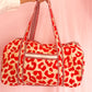 Red Leopard Duffel Bag