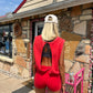 Teresa Red Romper