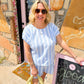 Daphne Blue Striped Set