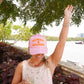 Queso and Margs - Pink Foam Trucker Hat