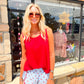 Cherry Print On Point Shorts