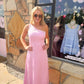 Tabitha Pink One Shoulder Dress