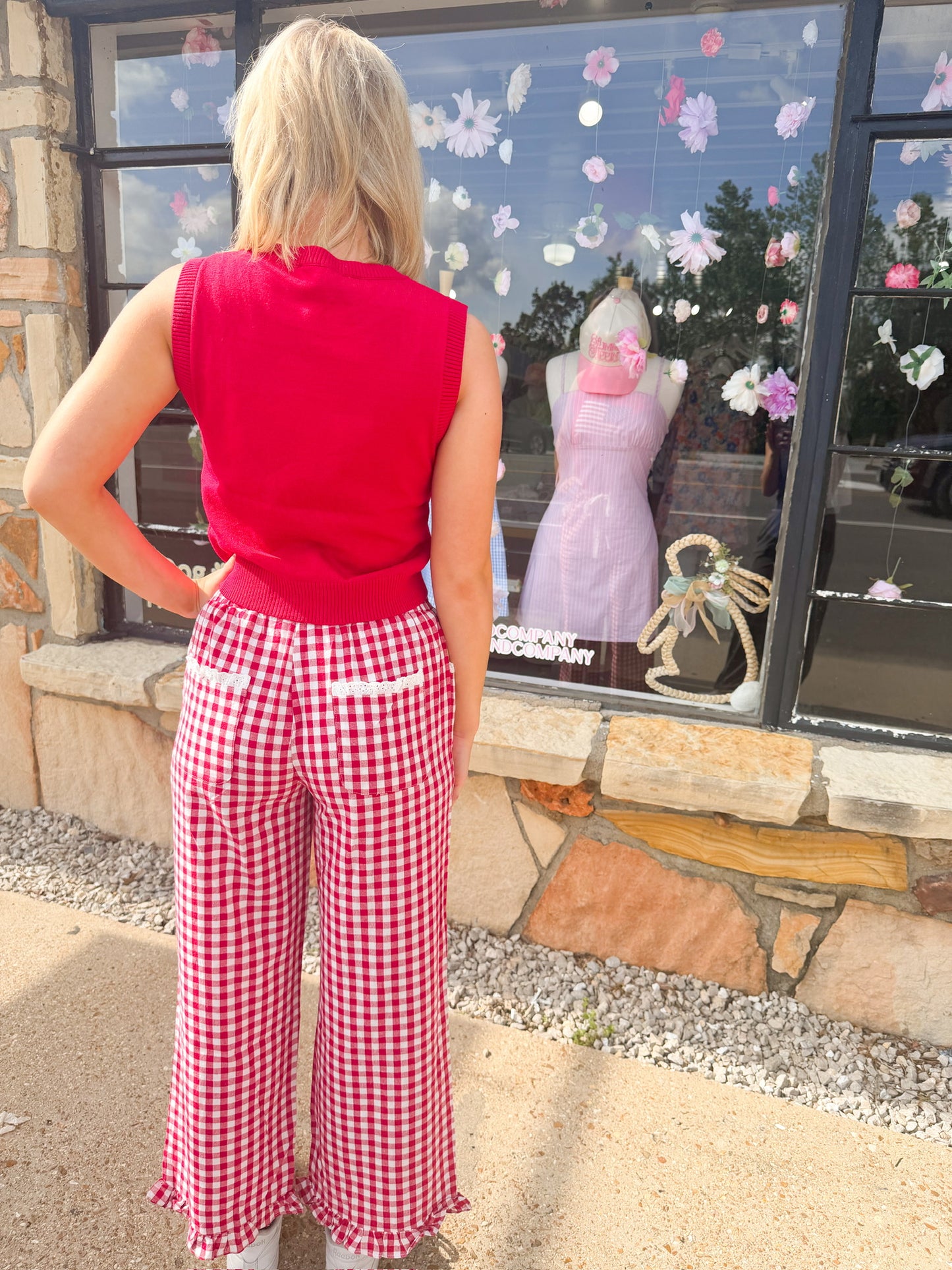 Sarah Gingham Pants