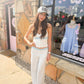 Laura Blue Striped Pants