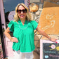 Graclyn Green Top