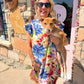 Gene Cream Floral Dress