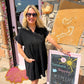 Gabriella Black Scallop Dress